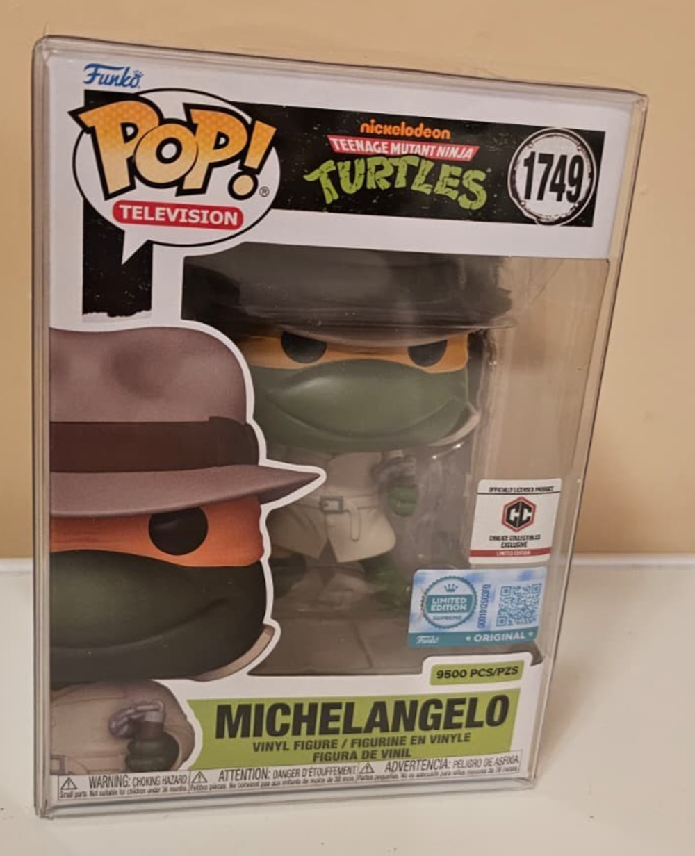 Funko Pop TV TMNT Michelangelo Disguise Chalice Exclusive #1749 Figure LE9500